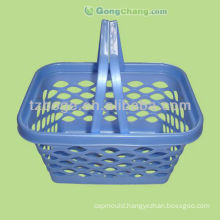 plastic handle shopping basket mould